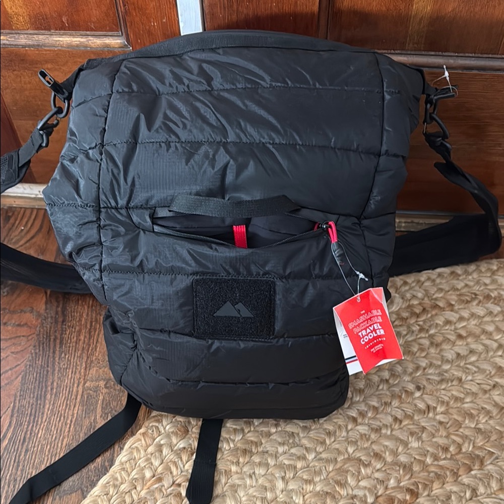 Black Quilted Men's Bag
